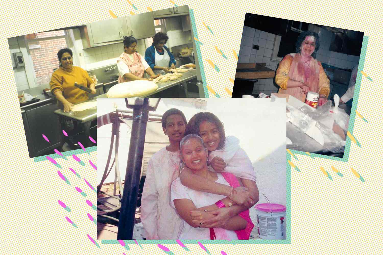 Women gathering for Holi