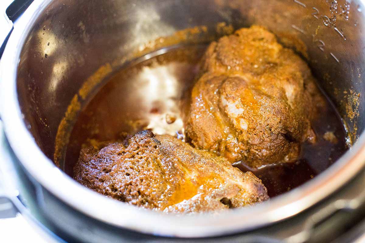 Pressure Cooker Mexican Pulled Pork