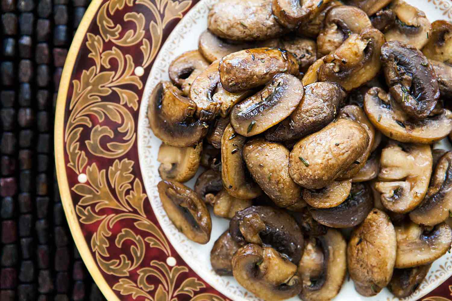 Marsala Glazed Mushrooms
