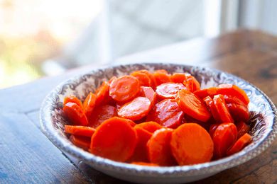 Maple Orange Glazed Carrots