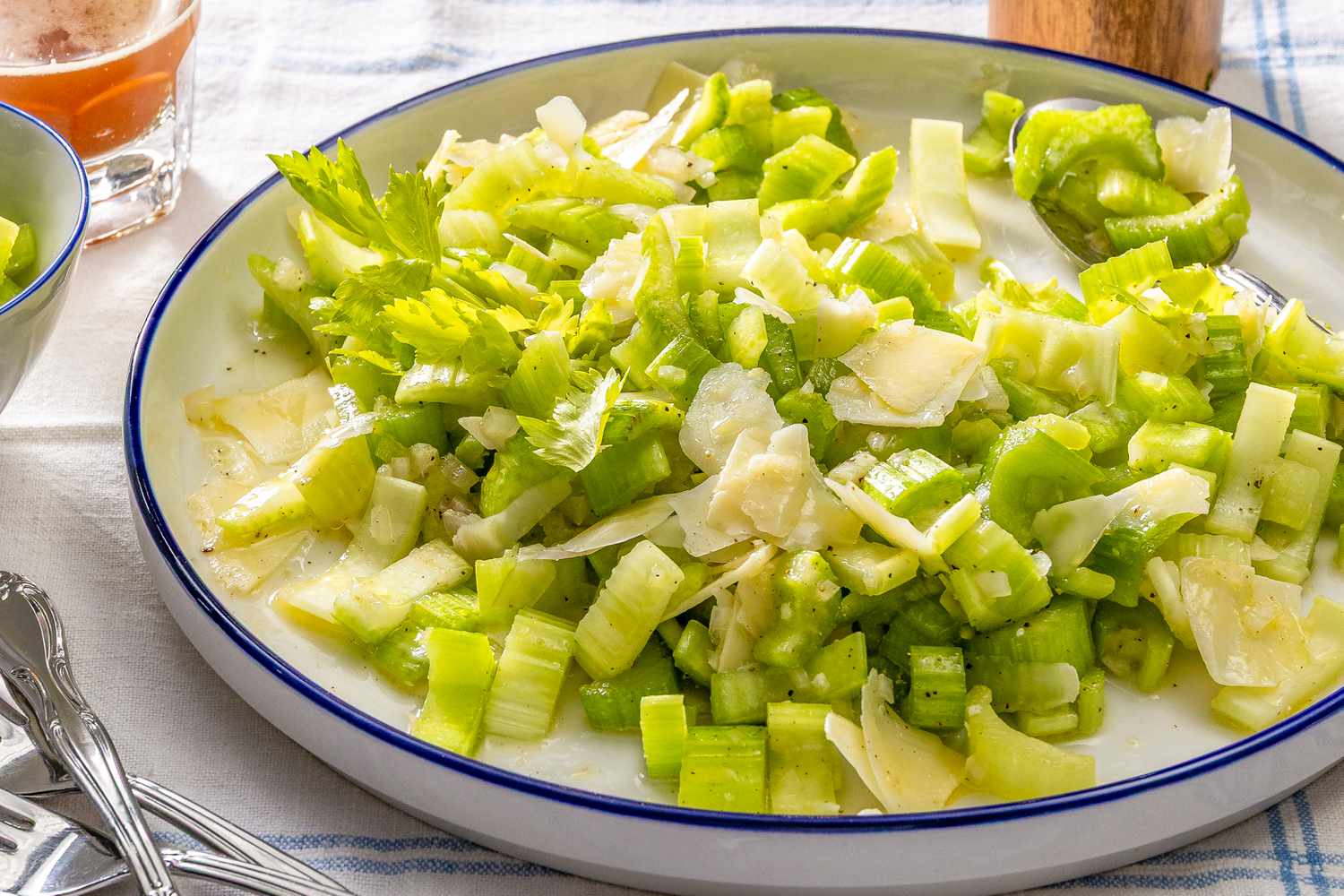 plate of Simple Celery Salad