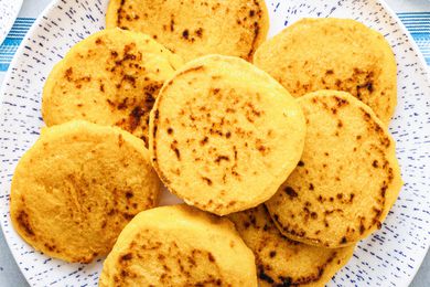 Arepas con queso