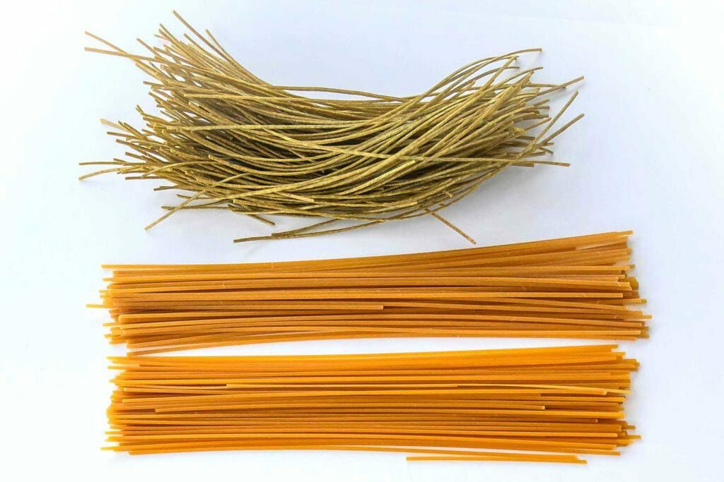 Legume-based gluten-free spaghetti pasta