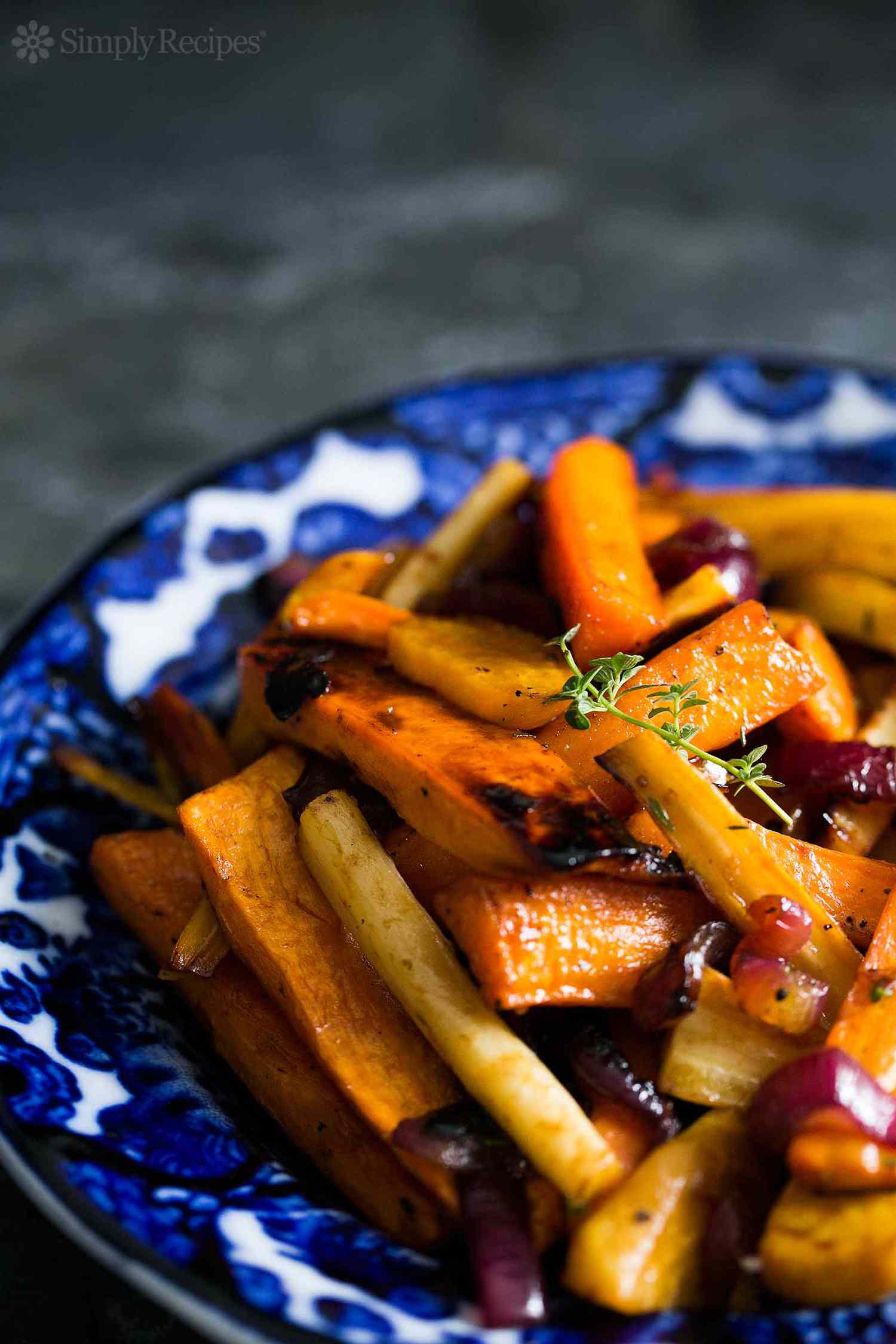 Cider Roasted Root Vegetables