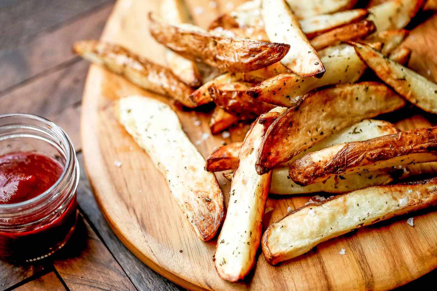 Air Fried French Fries Recipe serve the fries