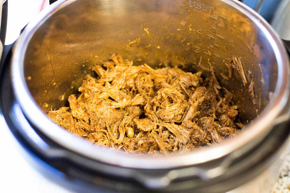 Pressure Cooker Mexican Pulled Pork