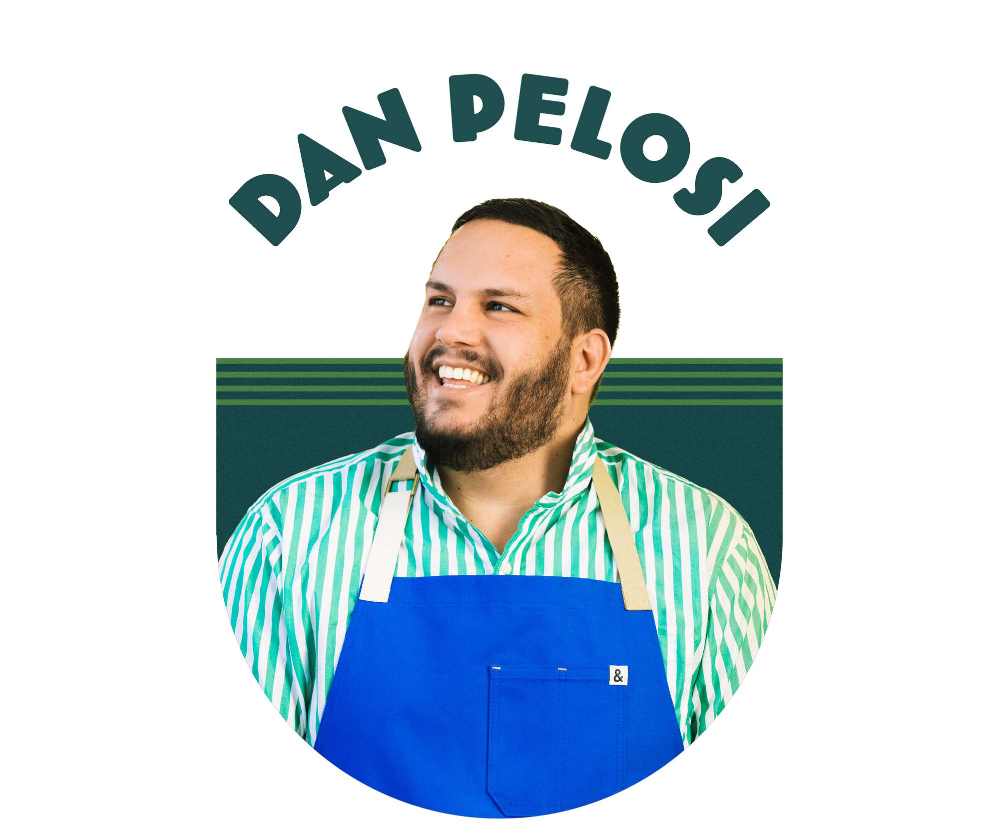 Portrait of Dan Pelosi with text overlay that reads "Dan Pelosi"