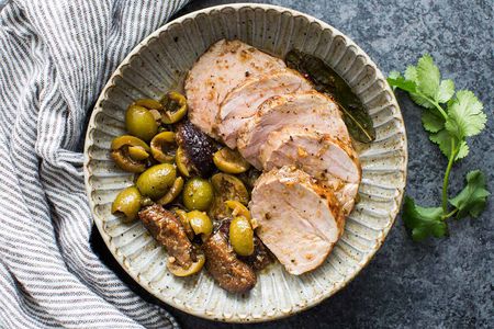 Pork Tenderloin with Figs and Olives