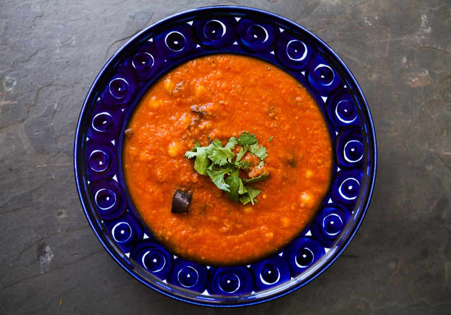 Roasted Eggplant Tomato Soup