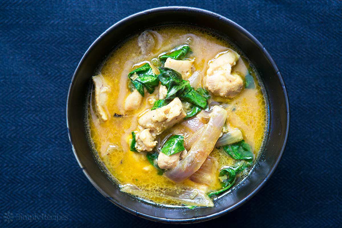 Basil Chicken Coconut Curry