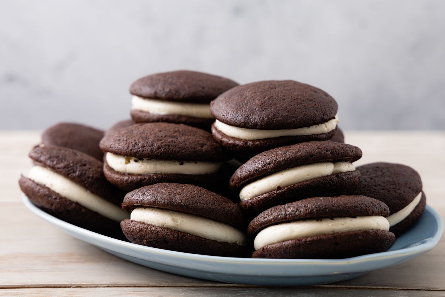 Pile of Whoopie Pies on a Plate