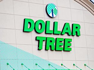 A Dollar Tree sign