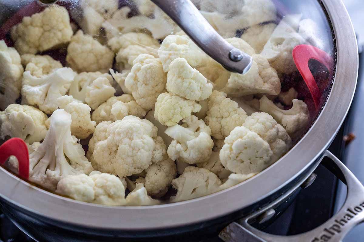 Vegan Cauliflower Gnocchi Recipe steam the cauliflower