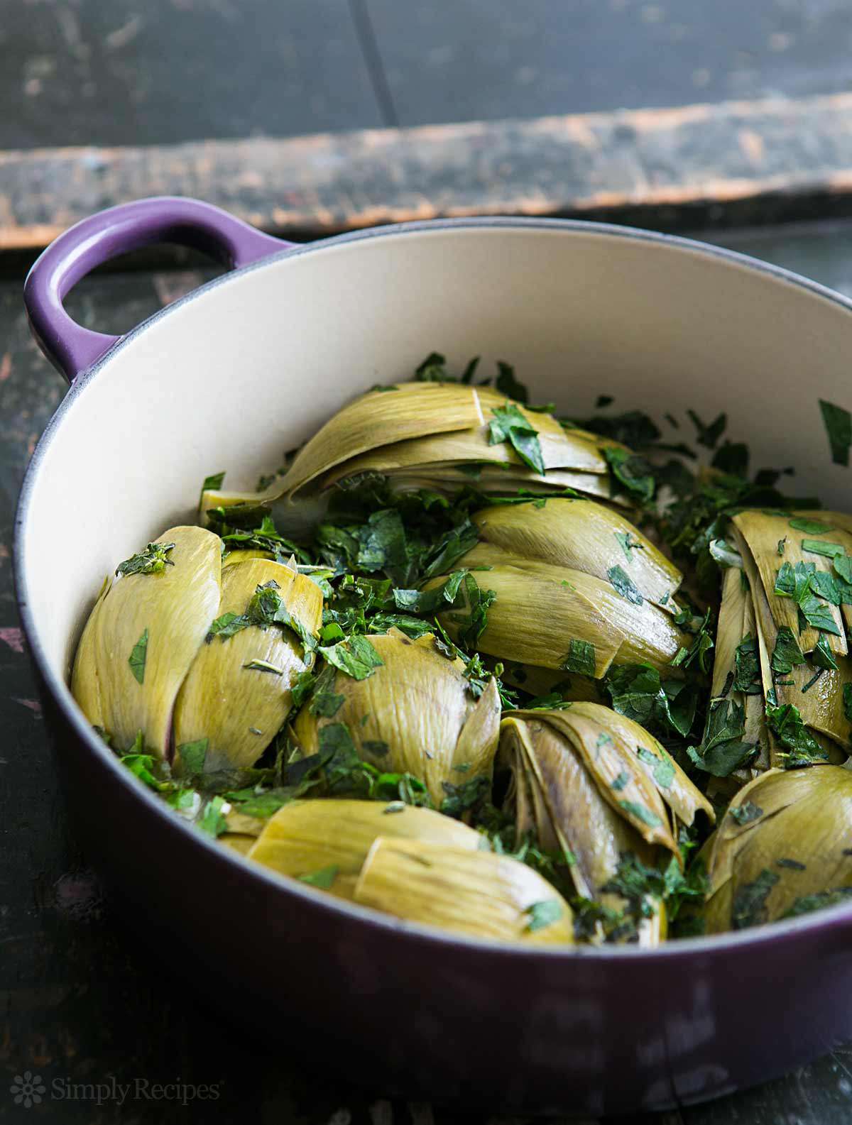 Braised Artichokes