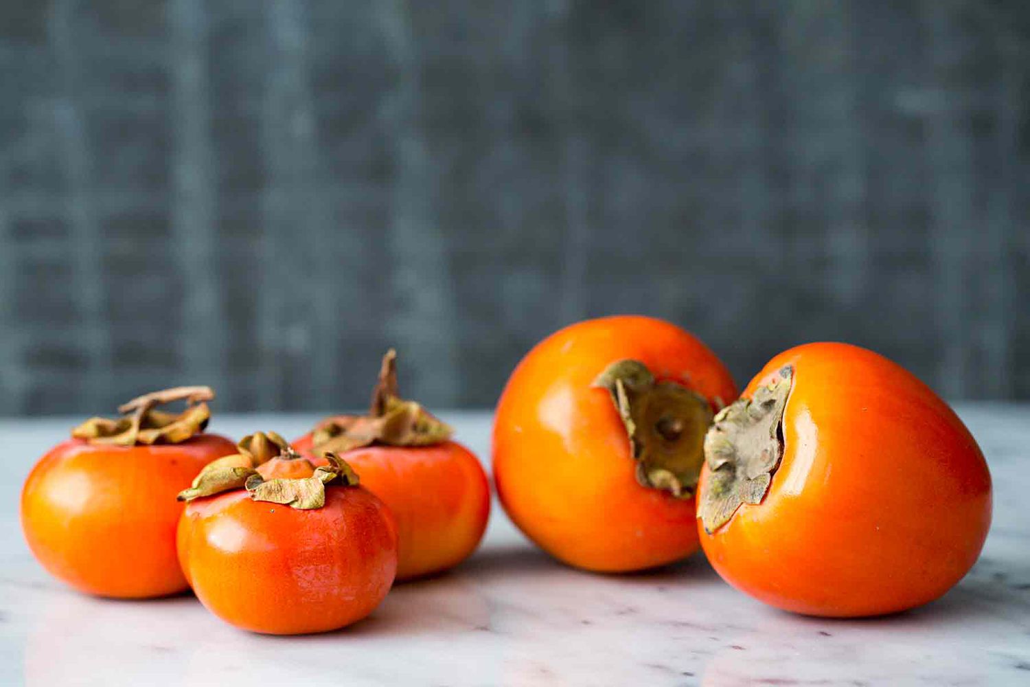Fuyu and Hachiya Persimmons