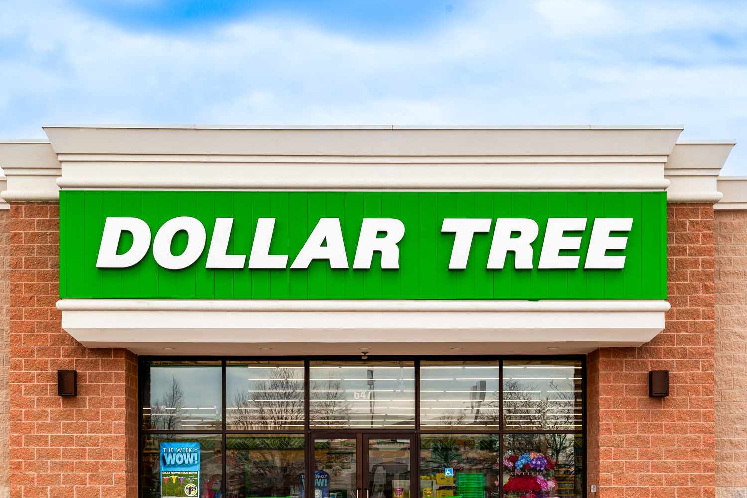 Front exterior of a Dollar Tree store