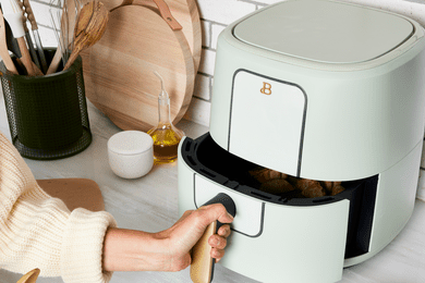 Air fryer on counter