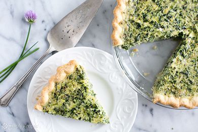 Spinach Artichoke Quiche