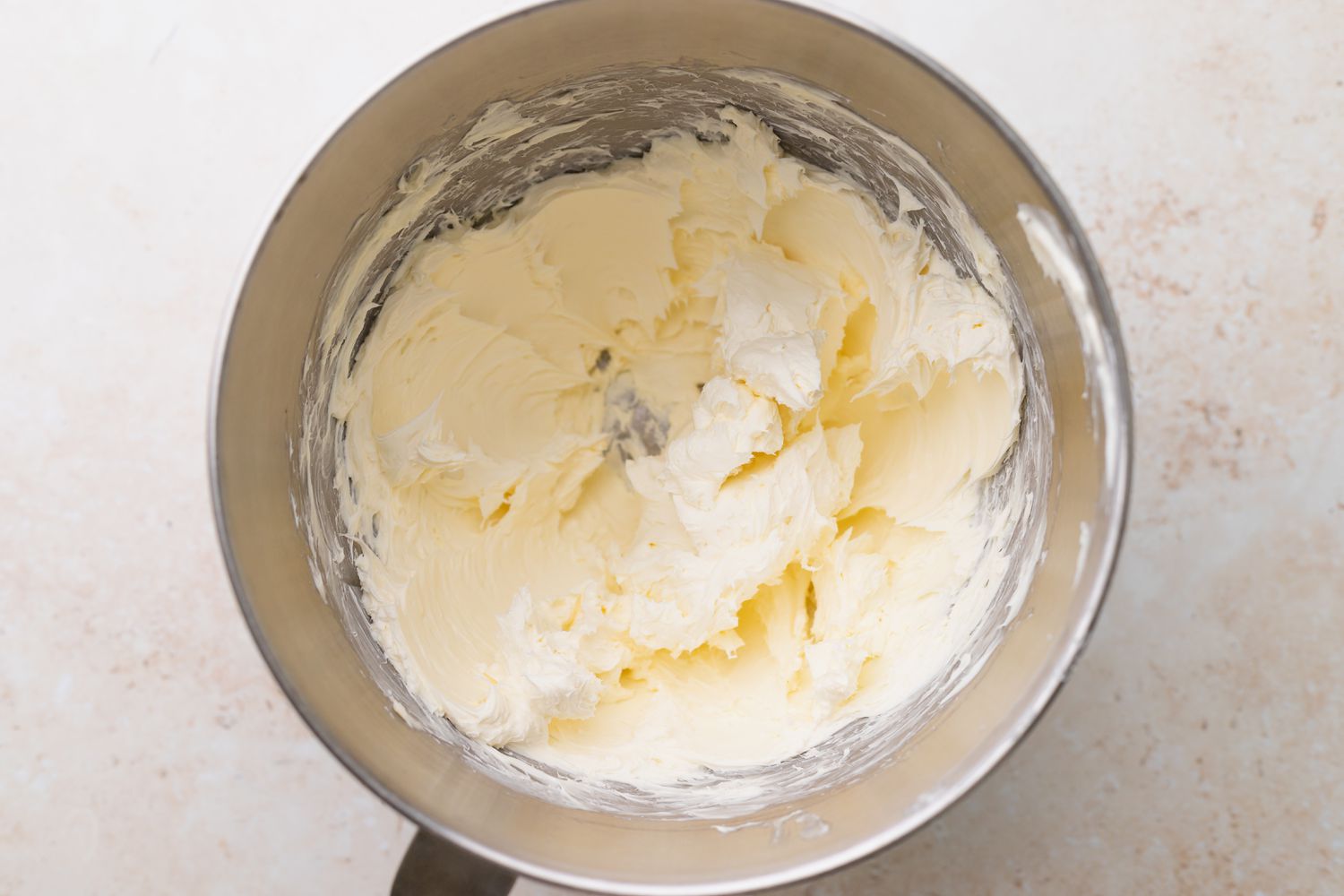 Beat the cream cheese and butter for frosting