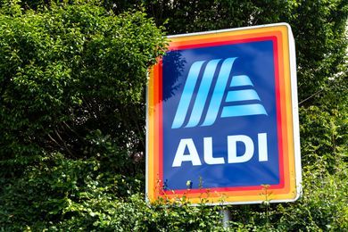 ALDI store sign displayed outdoors