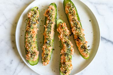Spicy Tuna Cucumbers