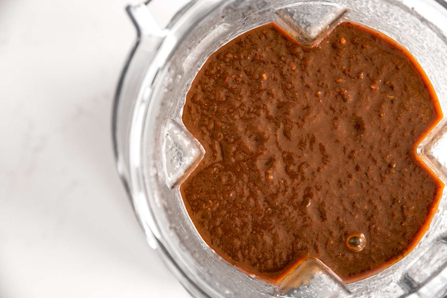 Red Enchilada Sauce Blended Together