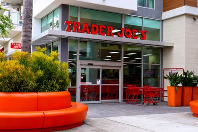 Main entrance to a Trader Joe's store
