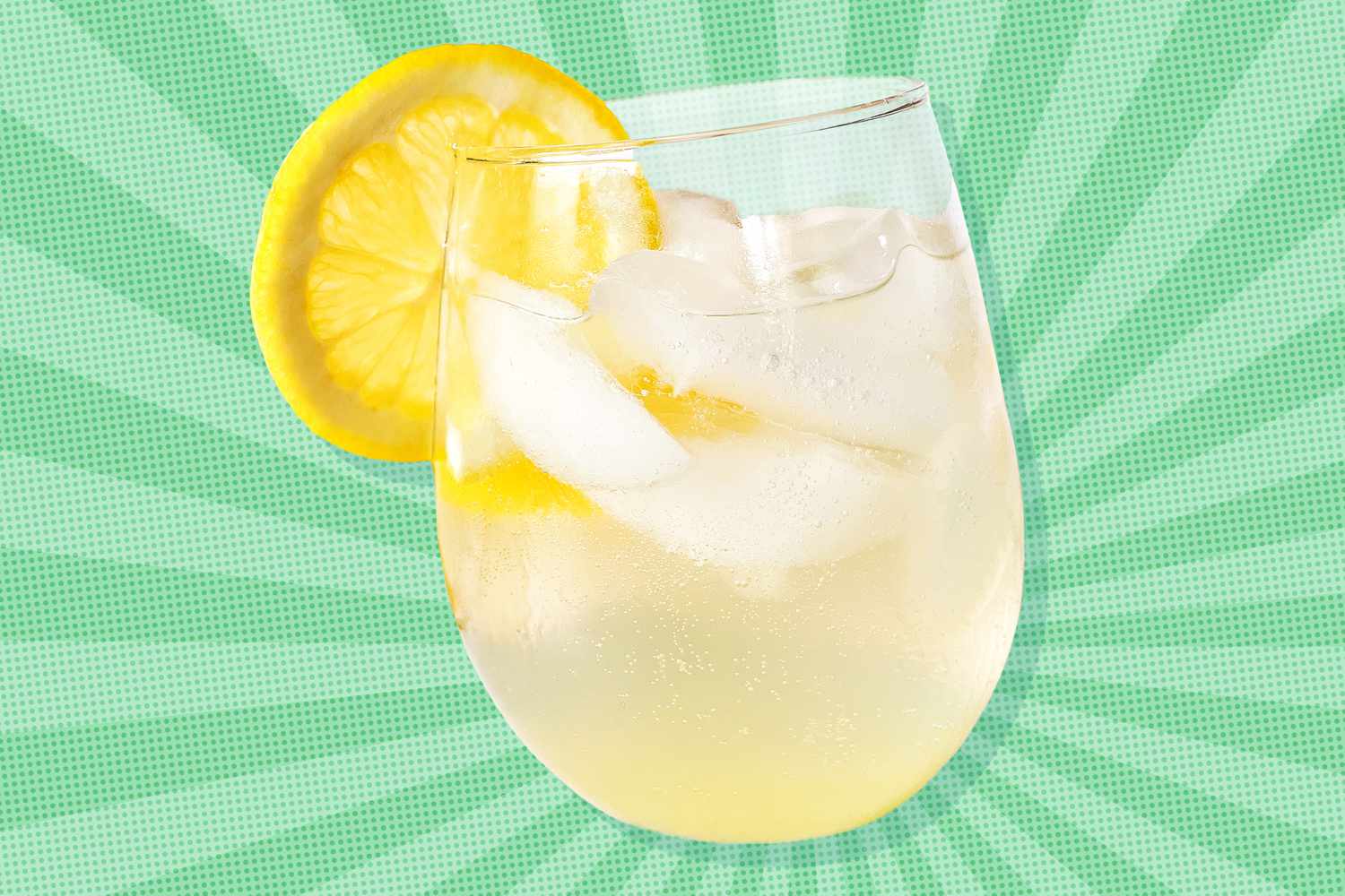 Trader Joe's lemon gin cocktail