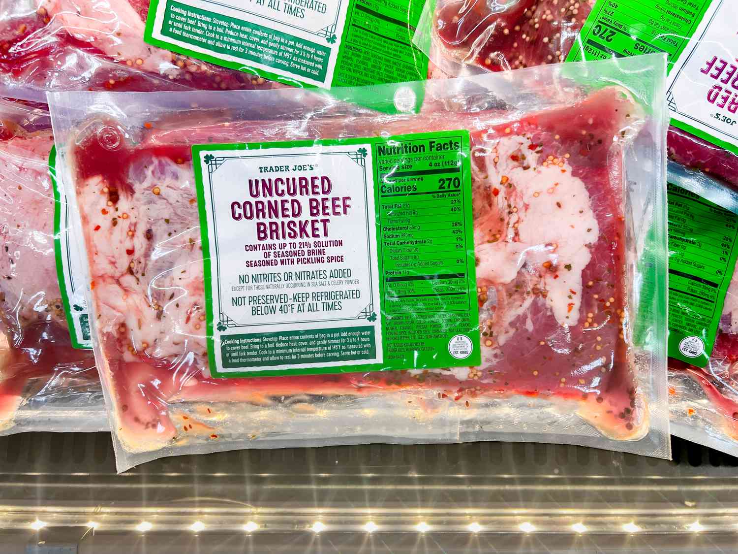 Trader Joe's Uncured Corned Beef Brisket
