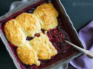Fresh Plum Cobbler