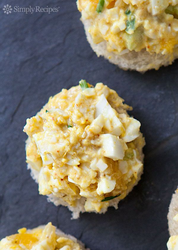 Curried Egg Salad with Mango Chutney