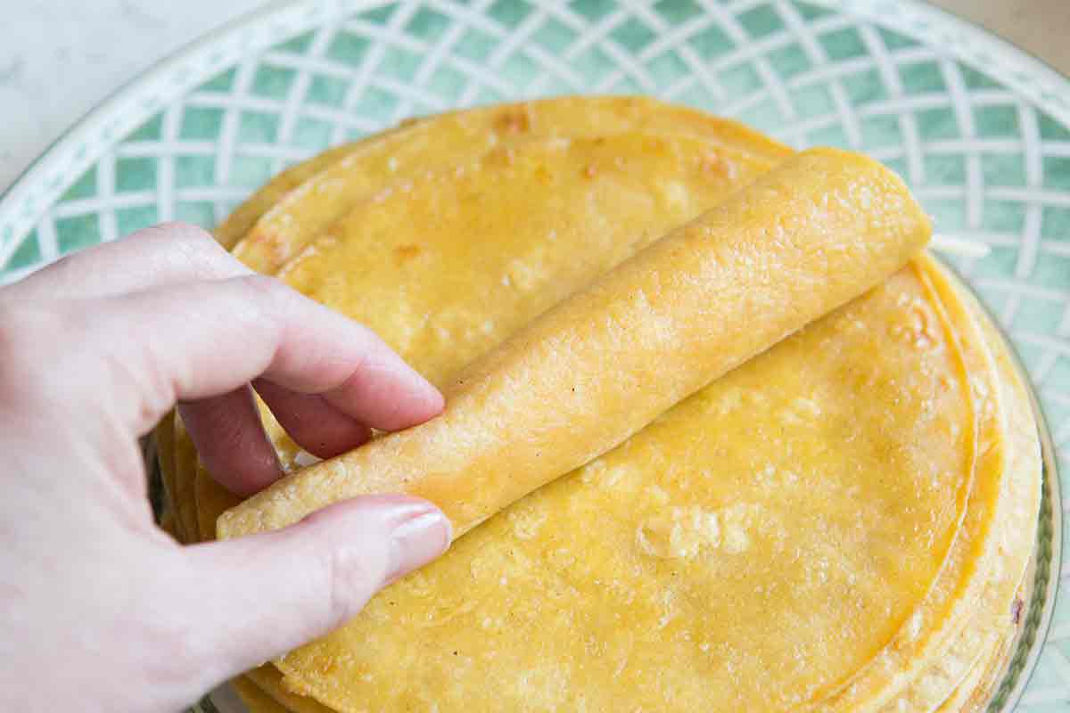 roll up tortillas for enchiladas recipe