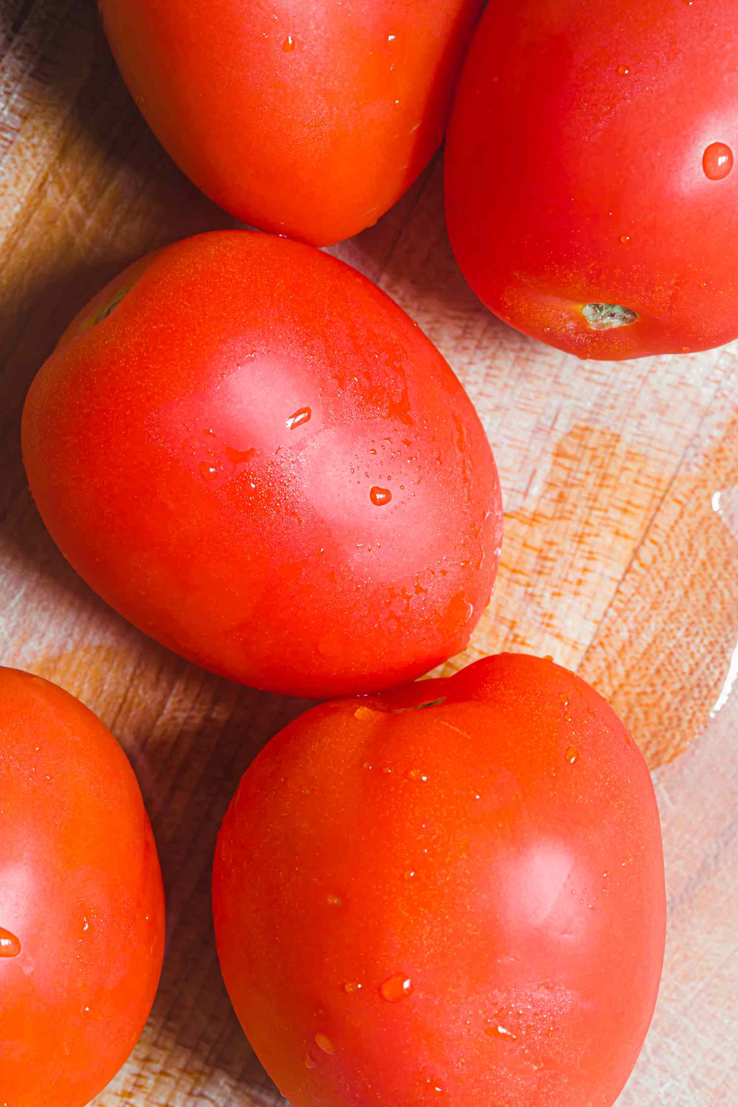 Red roma tomatoes