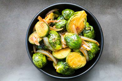 Hoisin Glazed Brussels Sprouts