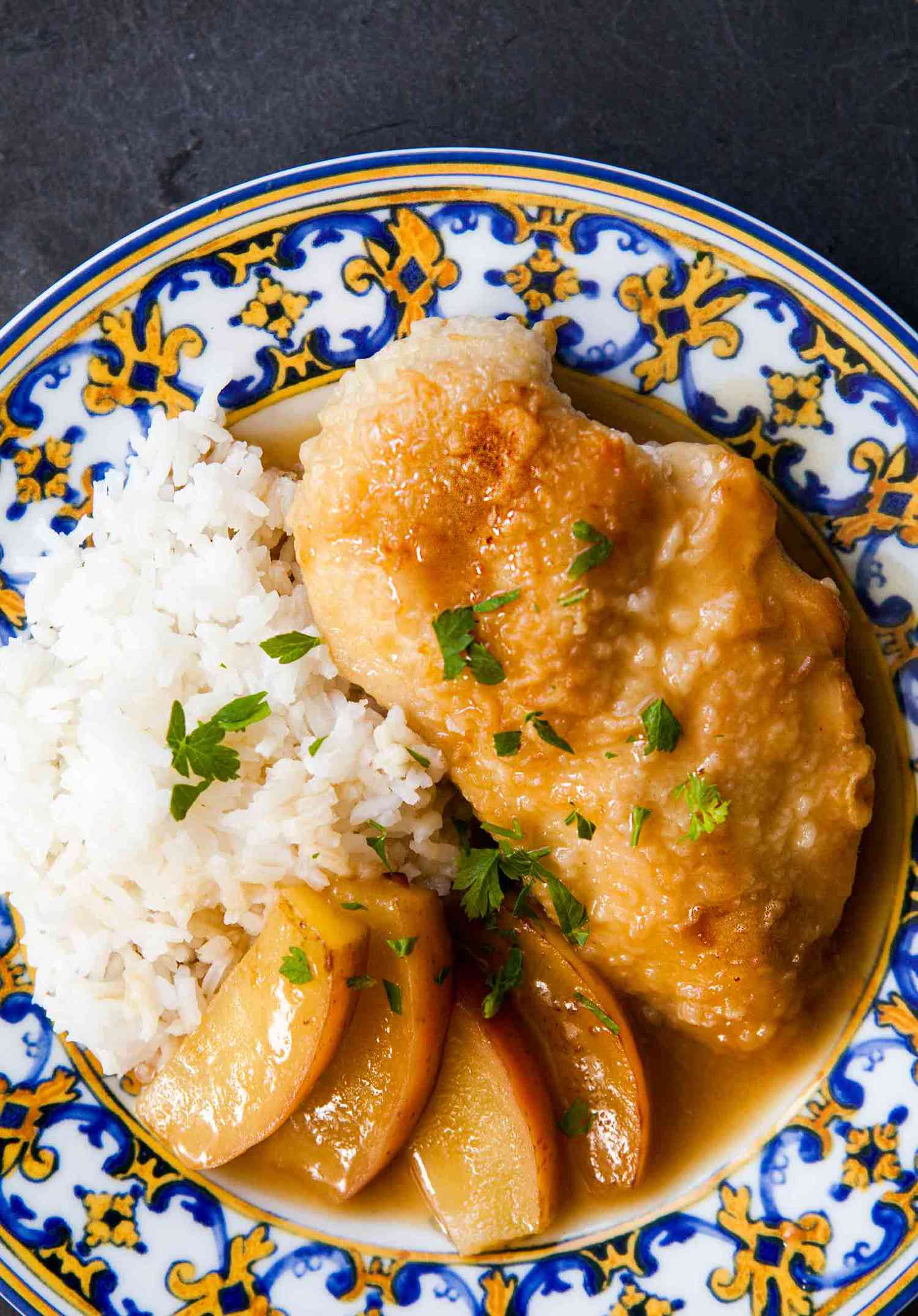 Chicken Apples Honey Mustard