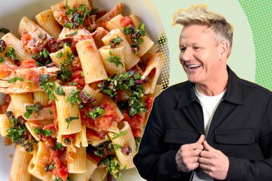 Gordon Ramsey with Pasta Puttanesca