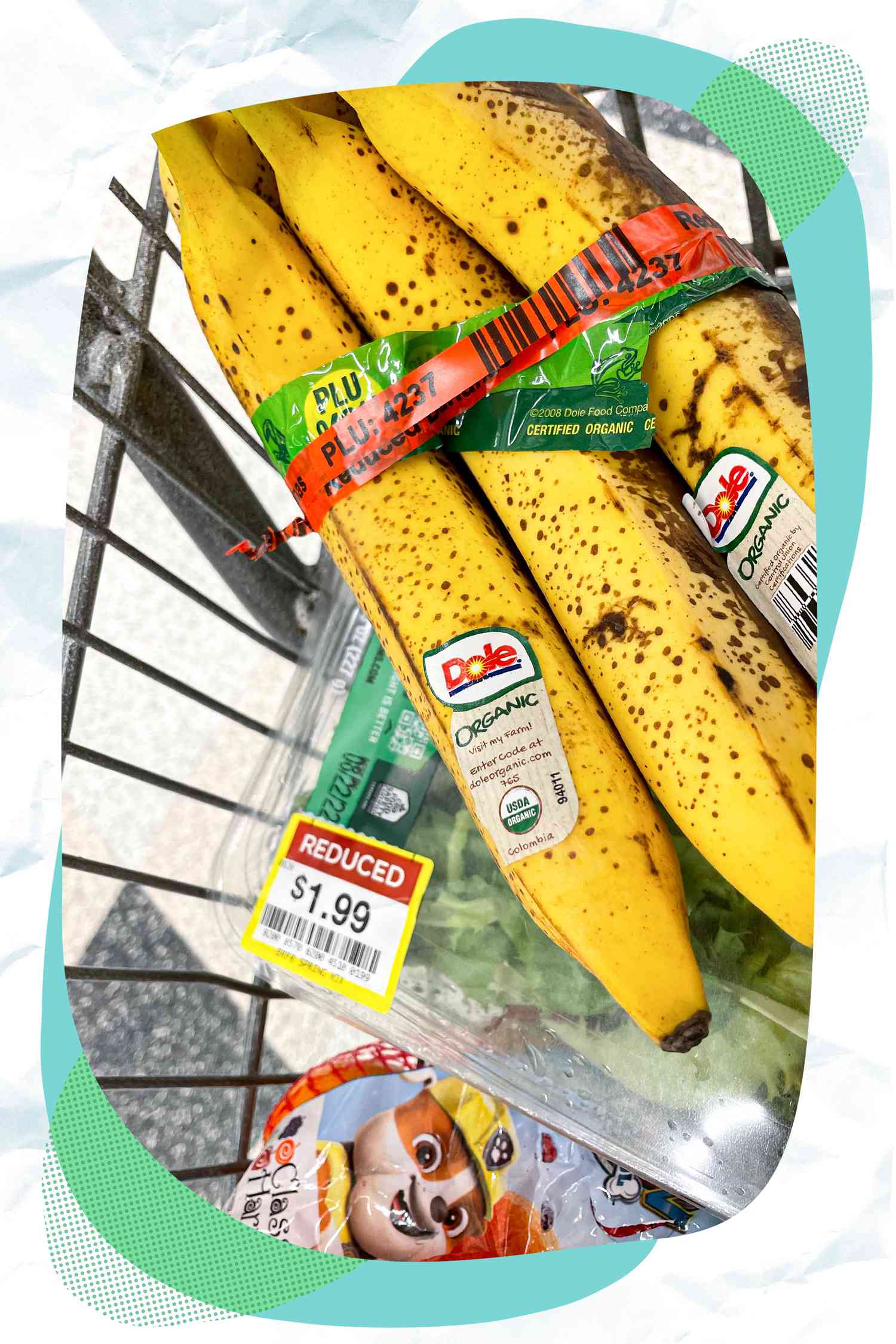 Dollar bin speckled bananas from Kroger