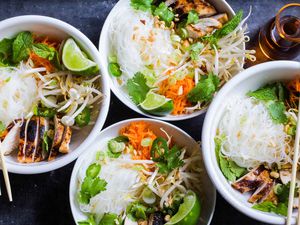 Vietnamese Noodle Bowls with Chicken