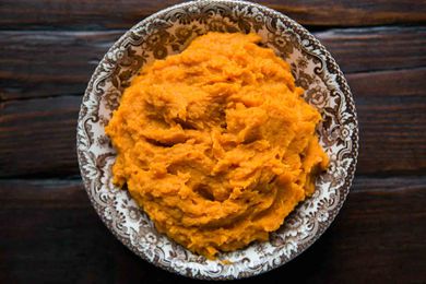Best Bourbon Mashed Sweet Potatoes