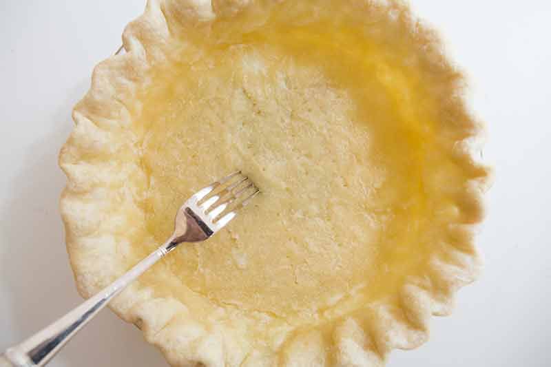 Perfectly baked crust for the best Lemon Meringue Pie