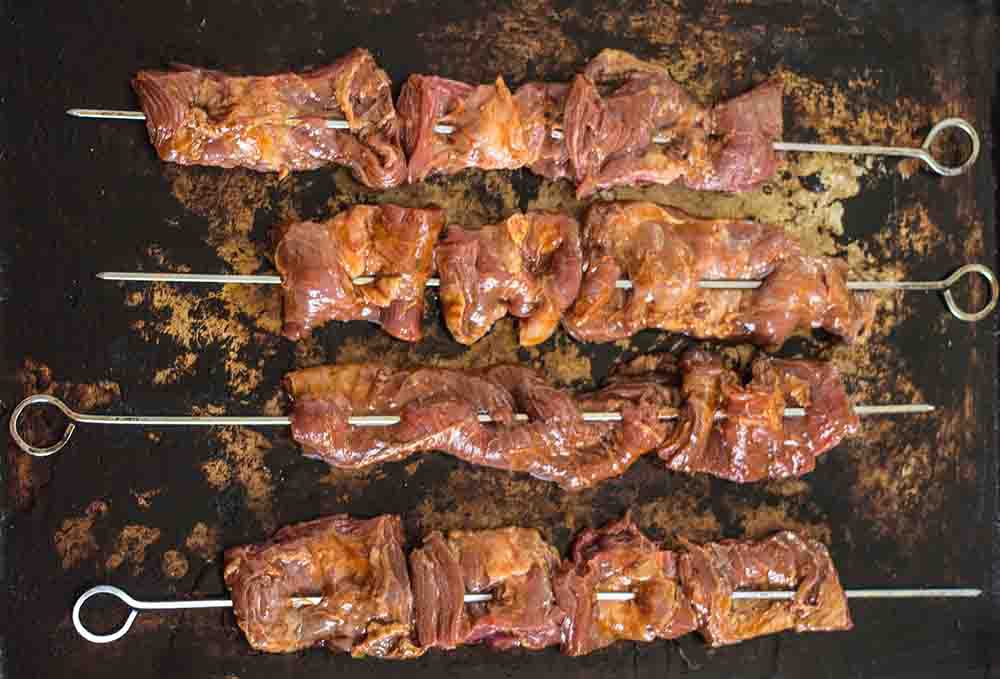 Korean Beef Skewers