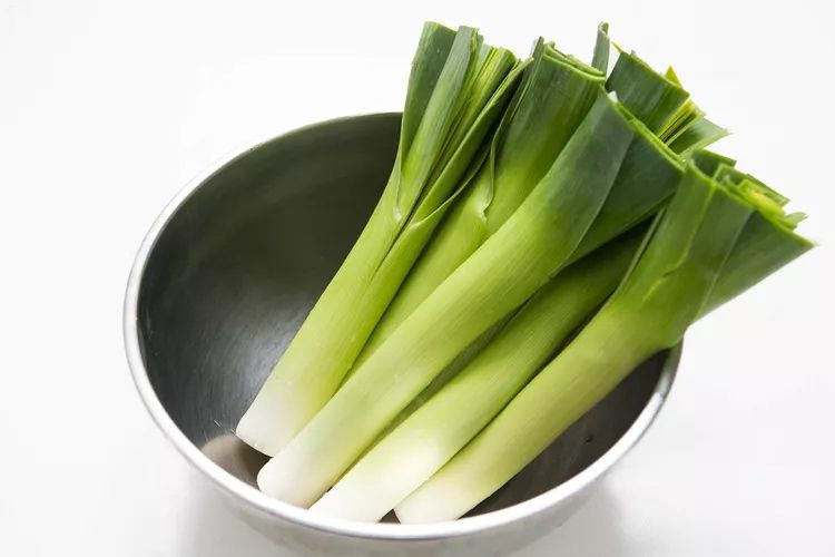 Bowl of Washed Leeks