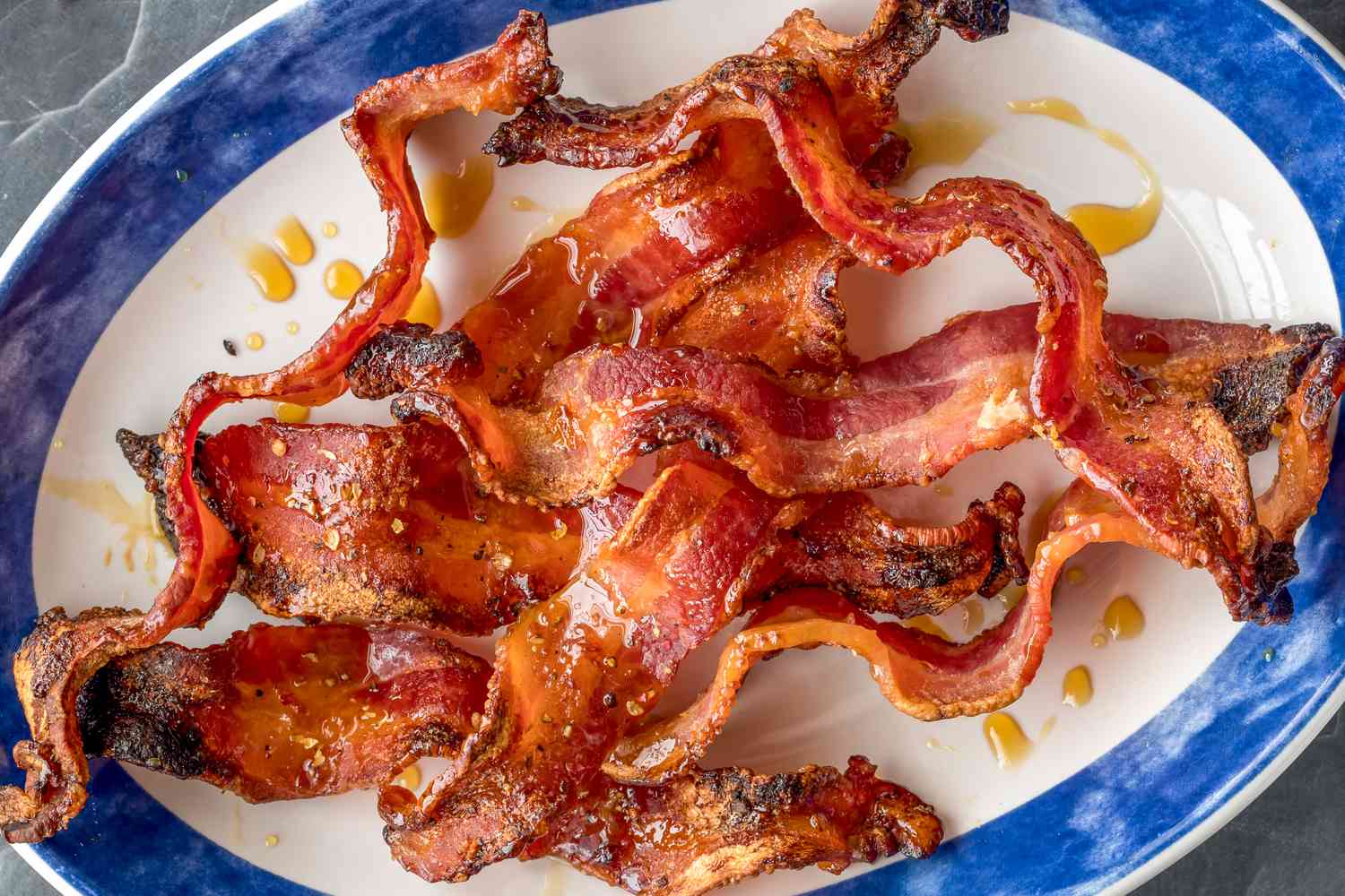 plate of bacon