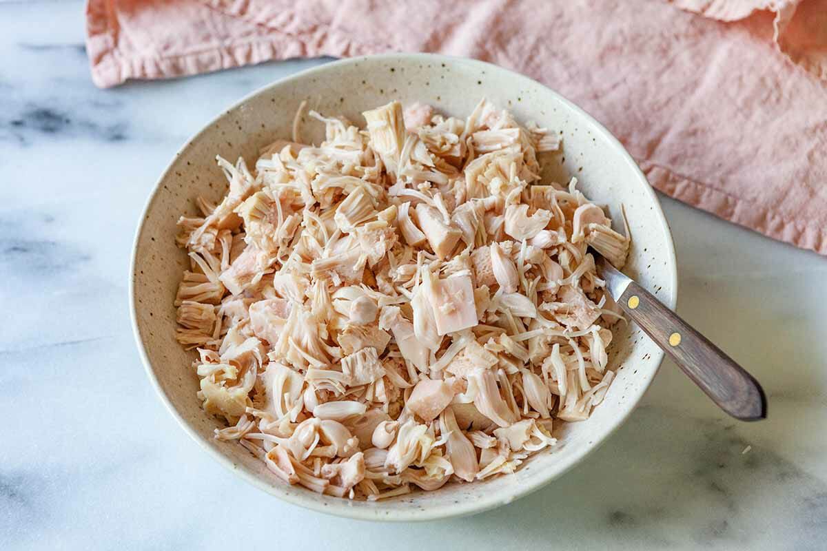 Jackfruit Taco Recipe shred the jackfruit