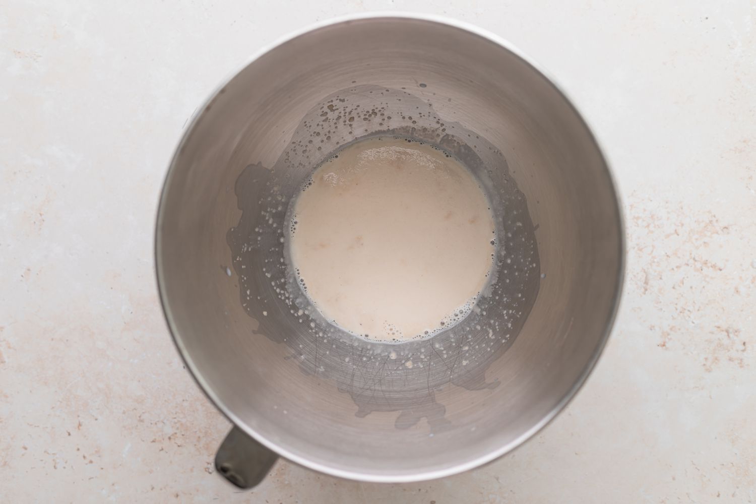 Proofing yeast to make a Danish kringle recipe.