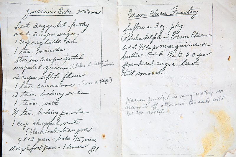 Grandma's Zucchini Cake