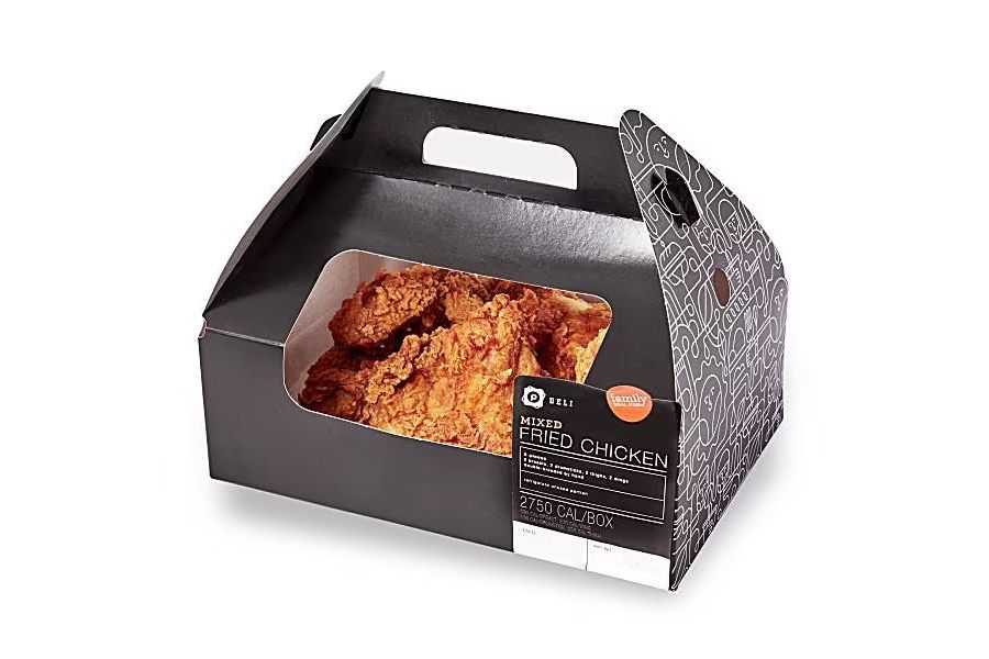 A box of Publix fried chicken.