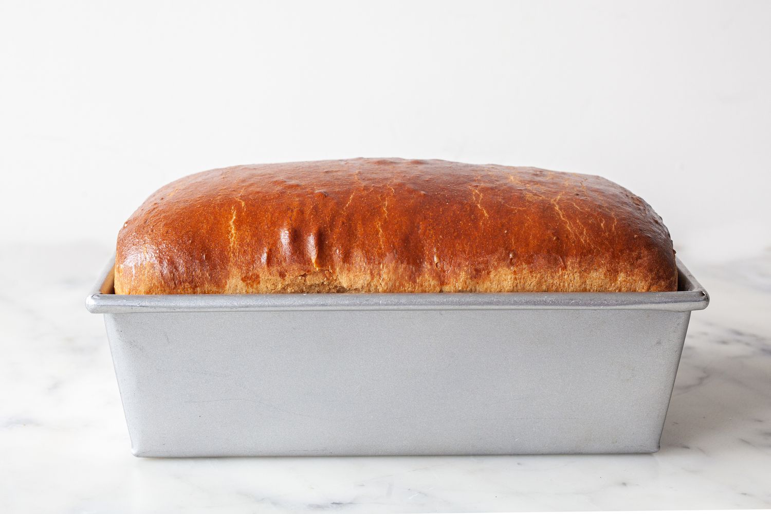Brioche Sandwich Loaf in a Loaf Pan