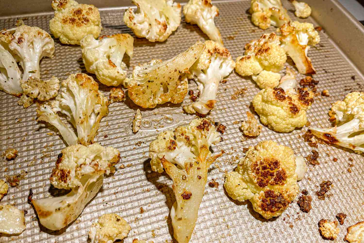 cauliflower on a sheet pan