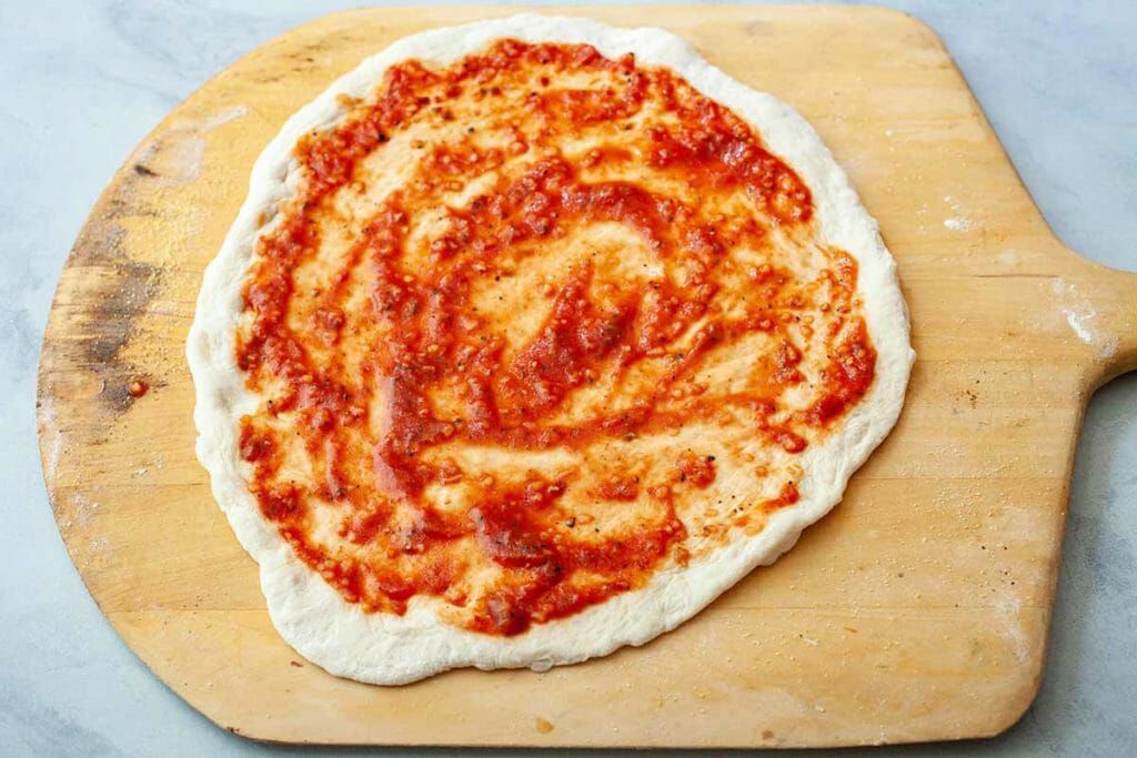 Homemade Pizza Dough and Sauce